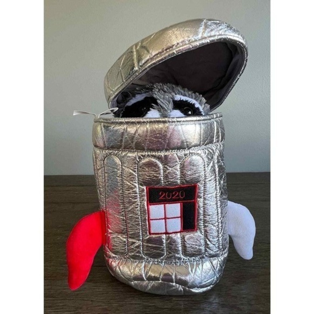 Rocket City Trash Panda Sprocket Mascot with Trash Can Plush